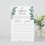 Eucalyptus - Waar waren we vrijgezellenfeest? (Staand voorkant)