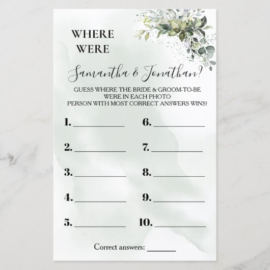 Eucalyptus Waar waren ze onder de douche? (Voorkant)