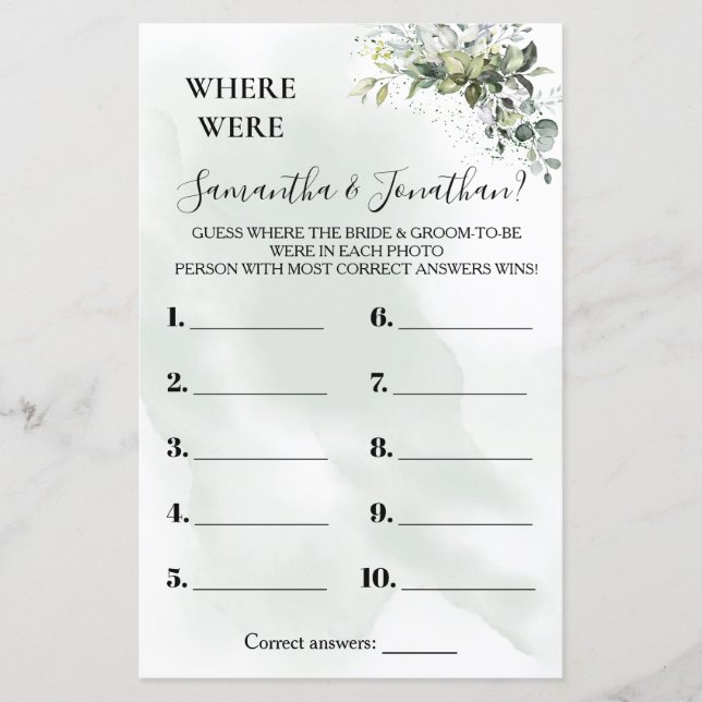 Eucalyptus Waar waren ze onder de douche? (Voorkant)