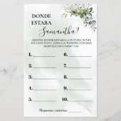 Eucalyptus Waar was ze? (Achterkant)