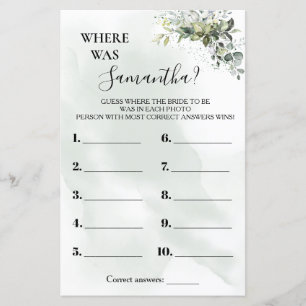 Eucalyptus Waar was ze?