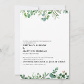 Eucalyptus wanneer we je kunnen knuffelen uitgeste kaart (Achterkant)