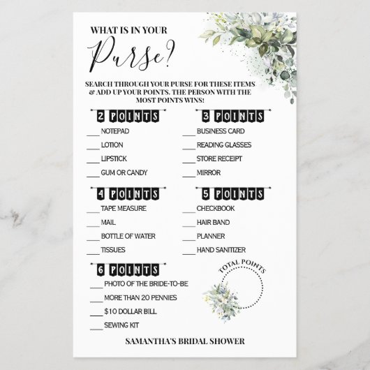 Eucalyptus Wat is er in je paardenschoenenkaart? Flyer (Voorkant)