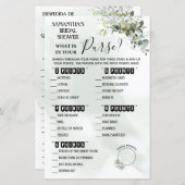 Eucalyptus Wat is er in uw Purse douche-tweingua? (Voorkant / Achterkant)