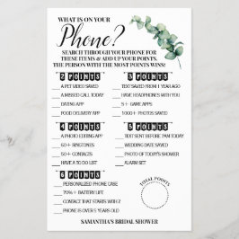 Eucalyptus Wat is er op uw Kaart van het Spel van 