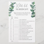 Eucalyptus - Wat zei de bruidegom tegen het bruids (Voorkant)