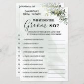 Eucalyptus Wat zei Groom over tweetalig spel? (Voorkant / Achterkant)