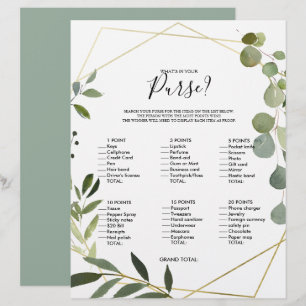 Eucalyptus Wat zit er in je Purse Vrijgezellenfees