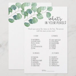 Eucalyptus - Wat zit er in je tas spel