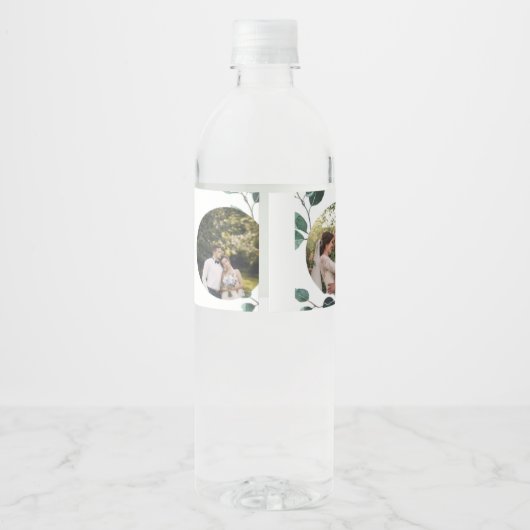 Eucalyptus Water Flaceletiket Waterfles Etiket (Achterkant)