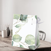 Eucalyptus Watercolor Groene Bruiloftsborrel Bedankdoosjes