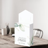 Eucalyptus Watercolor Groene Bruiloftssalon Bedankdoosjes