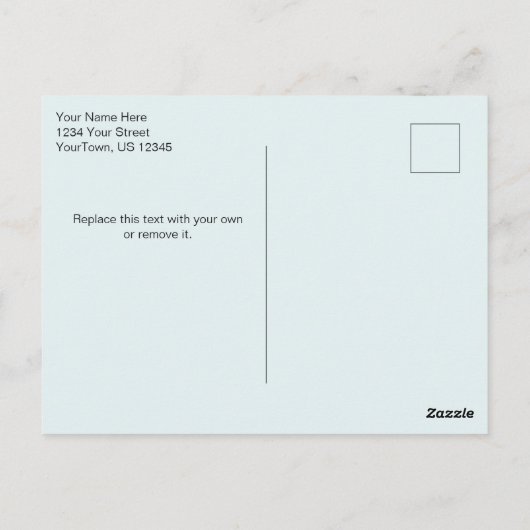 Eucalyptus Waterverf Bedankt FOTO Briefkaart (Achterkant)