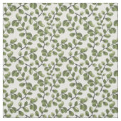 Eucalyptus waterverf bladeren patroon stof (Swatch)