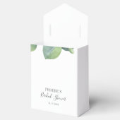 Eucalyptus Waterverf Botanisch Vrijgezellenfeest Bedankdoosjes (Geopend)