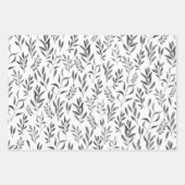 Eucalyptus Waterverf Botanische bladeren  Inpakpapier Vel (Voorkant 3)