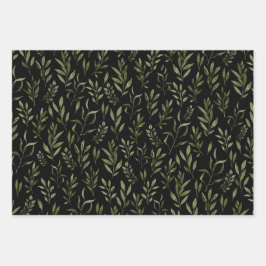 Eucalyptus Waterverf Botanische bladeren  Inpakpapier Vel