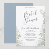 Eucalyptus Waterverf bruiloft Vrijgezellenfeest Kaart (Voorkant / Achterkant)