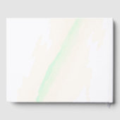 Eucalyptus Waterverf Elegant Greenery Wedding Gastenboek (Achterkant)