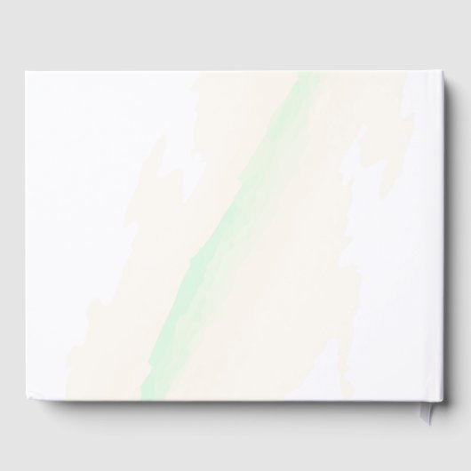 Eucalyptus Waterverf Elegant Greenery Wedding Gastenboek (Achterkant)