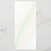 Eucalyptus Waterverf Elegant Greenery Wedding Menu (Achterkant)