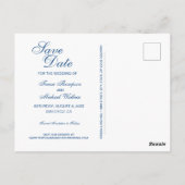 Eucalyptus Waterverf Green Wedding Save the Date Briefkaart (Achterkant)