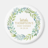 Eucalyptus Waterverf Greenery Aangepaste magneet (Voorkant)