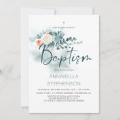 Eucalyptus | Waterverf Greenery Baptism Kaart (Voorkant)