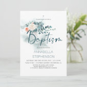 Eucalyptus | Waterverf Greenery Baptism Kaart (Staand voorkant)