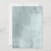 Eucalyptus | Waterverf Greenery Baptism Kaart (Achterkant)