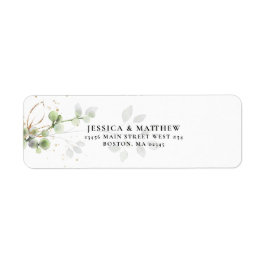 Eucalyptus Waterverf Greenery Etiket