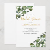 Eucalyptus Waterverf Greenery Vrijgezellenfeest Kaart (Voorkant / Achterkant)