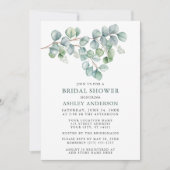 Eucalyptus Waterverf Greenery Vrijgezellenfeest Kaart (Voorkant)