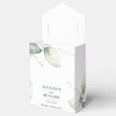 Eucalyptus Waterverf Groene Huwelijks Dankjewel Bedankdoosjes (Geopend)