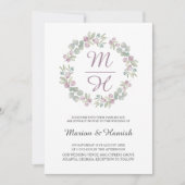 Eucalyptus Waterverf krans bruiloft Kaart (Voorkant)