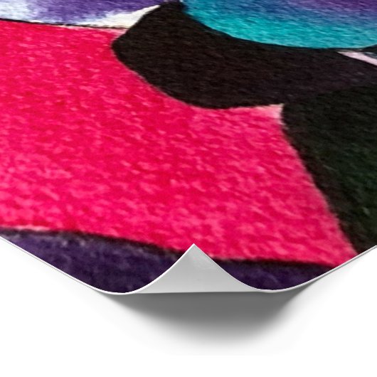 Eucalyptus waterverf poster (Hoek)