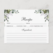 Eucalyptus Waterverf Recipe Kaart (Voorkant)