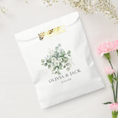 Eucalyptus waterverf rustiek groen bruiloft bedankzakje (Gezegeld)