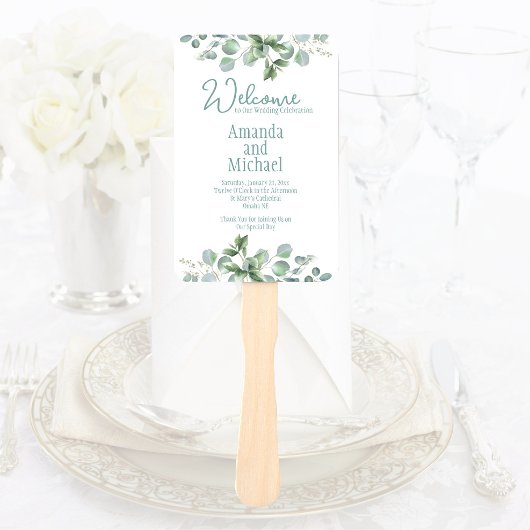 Eucalyptus Waterverf Sage Emerald Green Programme Handwaaier