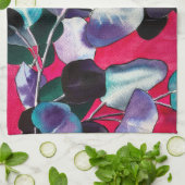 Eucalyptus waterverf theedoek (Gevouwen)