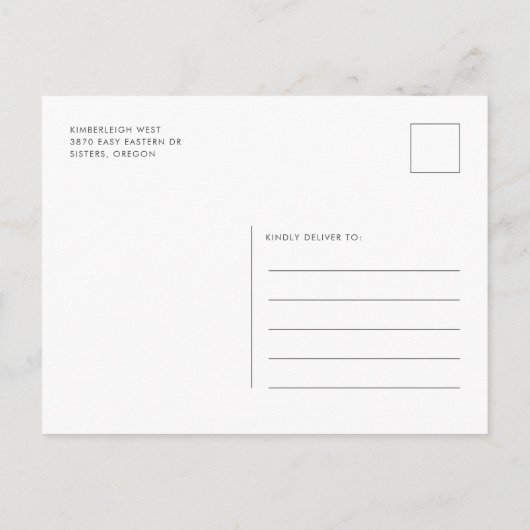 Eucalyptus Waterverf Vloeiend Vrijgezellenfeest Uitnodiging Briefkaart (Achterkant)