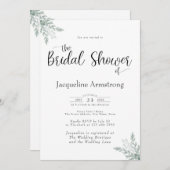 Eucalyptus Waterverf Vrijgezellenfeest Kaart (Voorkant / Achterkant)