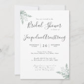 Eucalyptus Waterverf Vrijgezellenfeest Kaart (Voorkant)