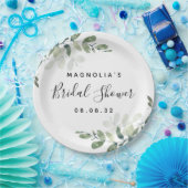 Eucalyptus Waterverf Vrijgezellenfeest Papieren Bordje (Feest)