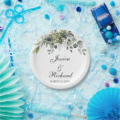 Eucalyptus Waterverf Weddenschap Borden Papieren Bordje (Feest)