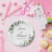 Eucalyptus Waterverf Weddenschap Borden Papieren Bordje (Feest)