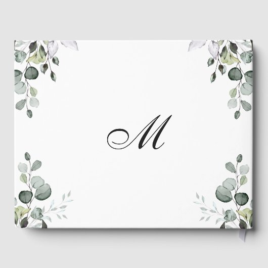 Eucalyptus Waterverf Weddenschap FOTO Gastenboek (Achterkant)