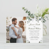 Eucalyptus Waterverf Weddenschap FOTO Kaart (Staand voorkant)