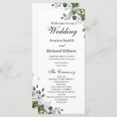 Eucalyptus Waterverf Weddenschap Programma (Voorkant / Achterkant)