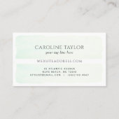 Eucalyptus Waterverf Weddenschap Visitekaartje (Achterkant)